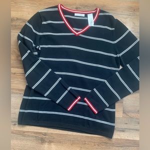 LizGolf ⛳️V-neck Pullover Knit EUC Size-M